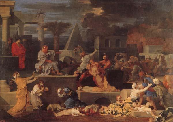 Bourdon, Sebastien Slaughter of the Innocents France oil painting art